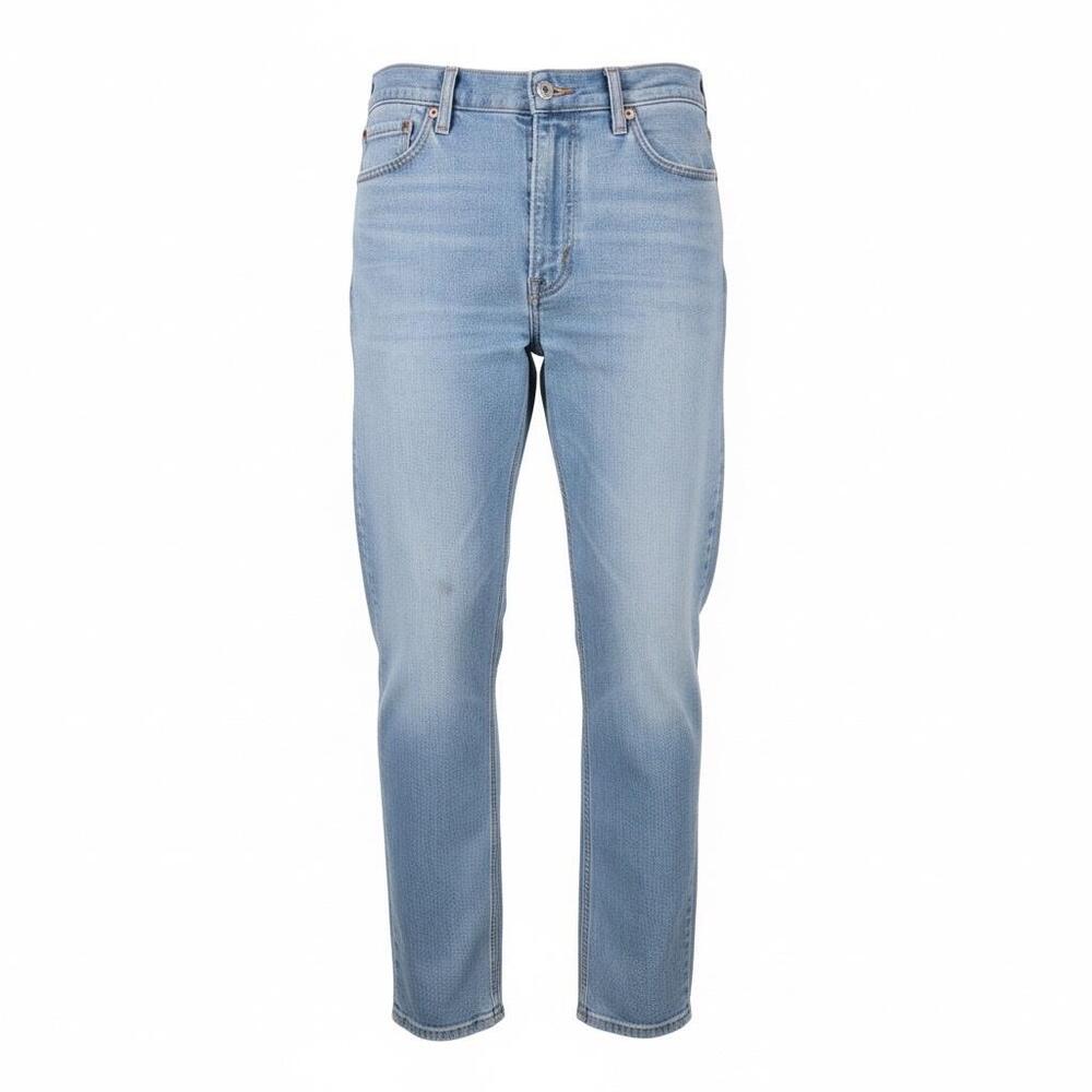 Levis 511 Jeans Mens 33x30 Light Wash Blue Denim Slim Fit Stretch Straight Leg